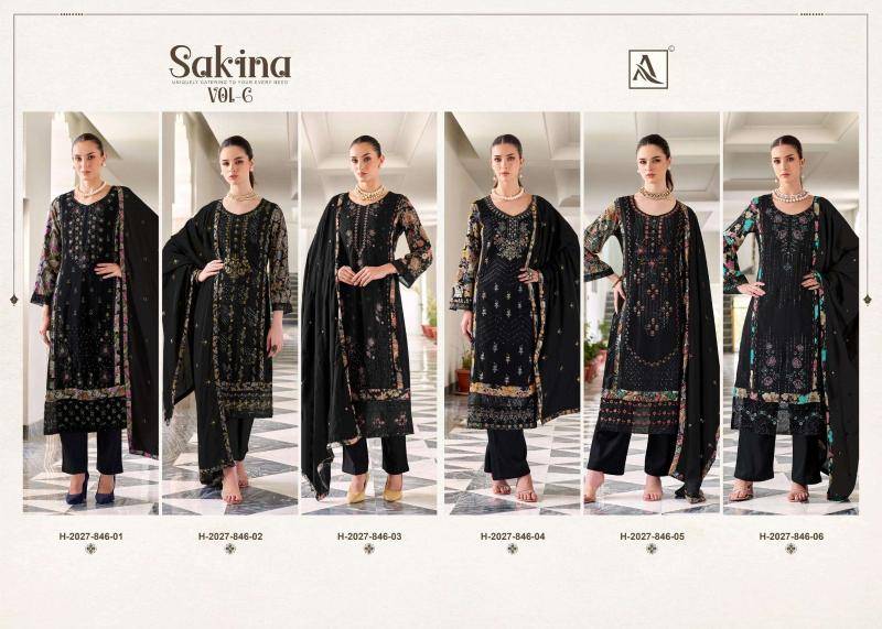 Alok suits sakina vol-6 Wholesale dress materials market in Surat